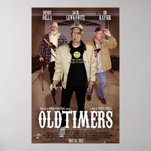 Poster voor oldtimers (Voorkant)