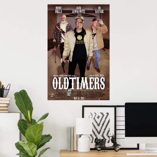 Poster voor oldtimers (Thuiskantoor)