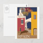 Poster voor oldtimers briefkaart (Voorkant / Achterkant)