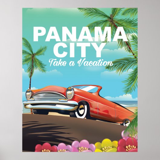 poster voor oldtimers in panama (Voorkant)