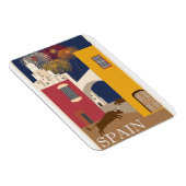 Poster voor oldtimers in Spanje Magneet (Rechterzijde)