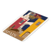 Poster voor oldtimers in Spanje Magneet (Linkerzijde)