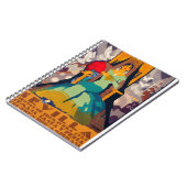 poster voor oldtimers sevilla spanje notitieboek (Linkerzijde)