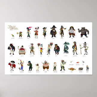 Poster voor olly Rover Characters