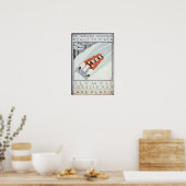 Poster voor Olympische Bobsled run Lake PLACED (Keuken)