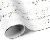 Poster voor ontkoppeling van vogelscript cadeaupapier (Rol Hoek)