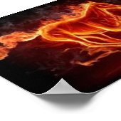 Poster voor ontvlammende paarden (Hoek)