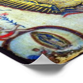 Poster voor onze dame van Guadalupe en apparaten (Hoek)