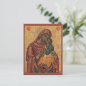 Poster voor onze huurvrouw briefkaart (Staand voorkant)