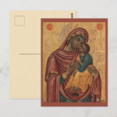 Poster voor onze huurvrouw briefkaart (Voorkant / Achterkant)