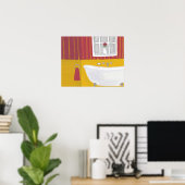  Poster voor Oorspronkelijke aftekening van Bath a (Thuiskantoor)