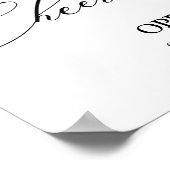 Poster voor open bruiloft (Hoek)