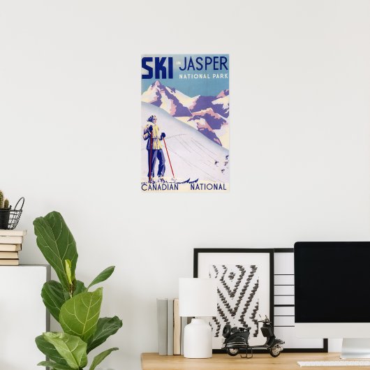 Poster voor open slippers (Thuiskantoor)