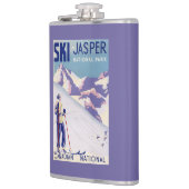 Poster voor open slippers heupfles (Links)