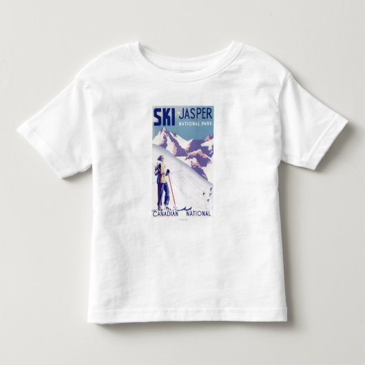 Poster voor open slippers kinder shirts (Voorkant)