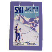 Poster voor open slippers medium cadeauzakje (Achterkant)