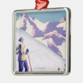 Poster voor open slippers metalen ornament (Links)