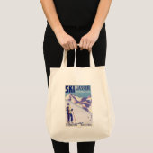 Poster voor open slippers tote bag (Voorkant (product))