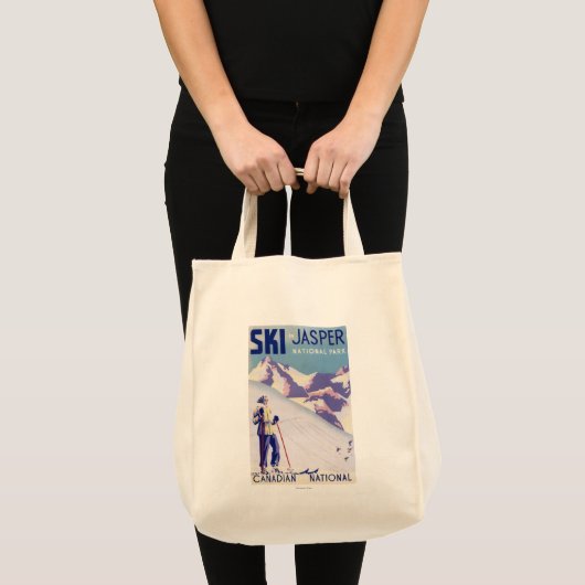 Poster voor open slippers tote bag (Voorkant (product))