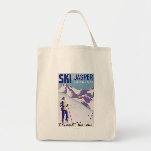 Poster voor open slippers tote bag (Voorkant)