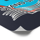Poster voor opstand-peddel (Hoek)