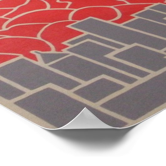 poster voor opwarming van de aarde (Hoek)