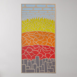 poster voor opwarming van de aarde