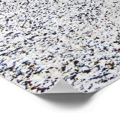 Poster voor oude en klassieke zwarte impala (Hoek)