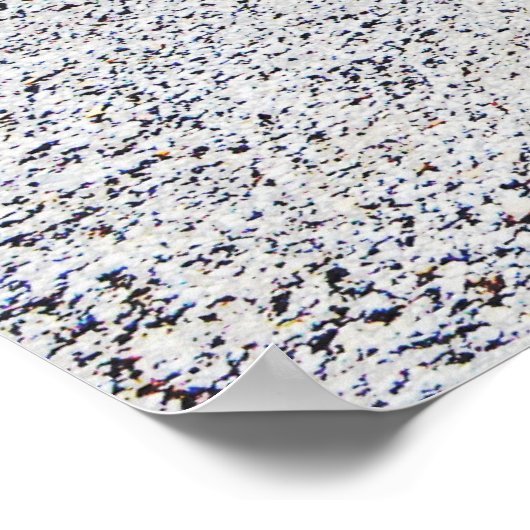 Poster voor oude en klassieke zwarte impala (Hoek)