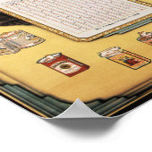 Poster voor oude shanghai-tabak in China (Hoek)