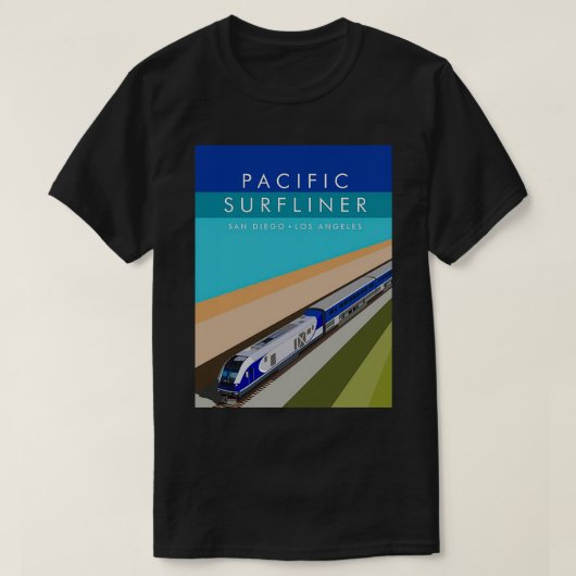 Poster voor Pacifische vloerbedekking T-shirt (Design voorkant)