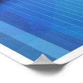 Poster voor panoramisch kunstwerk met grote stadsn (Hoek)