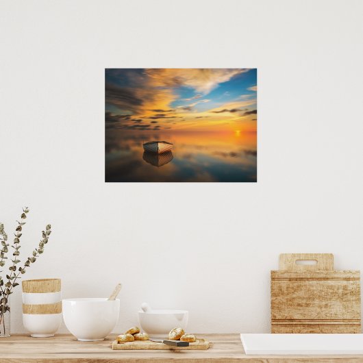 Poster voor panoramisch landschap (Keuken)