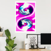 Poster voor parallelle werelden (Thuiskantoor)