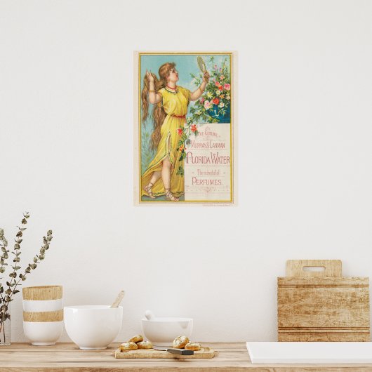  Poster voor parfumreclame (Keuken)