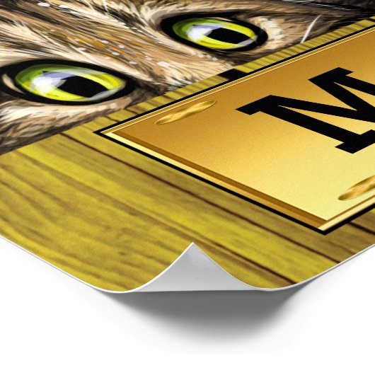 Poster voor pekelkatten (Hoek)