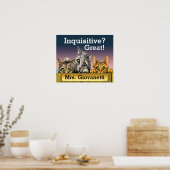 Poster voor pekelkatten (Keuken)