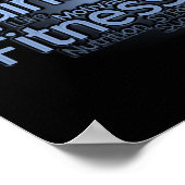 Poster voor persoonlijke trainers of fitnesscenter (Hoek)