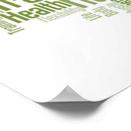 Poster voor persoonlijke trainers of fitnesscenter (Hoek)