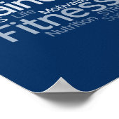 Poster voor persoonlijke trainers of fitnesscenter (Hoek)