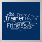 Poster voor persoonlijke trainers of fitnesscenter (Voorkant)