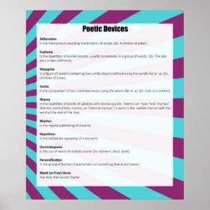 Poster voor poëtische apparaten *UPDATED*