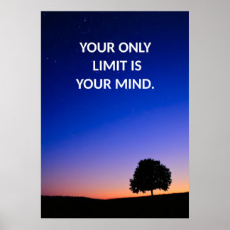 Poster voor positieve bevestiging