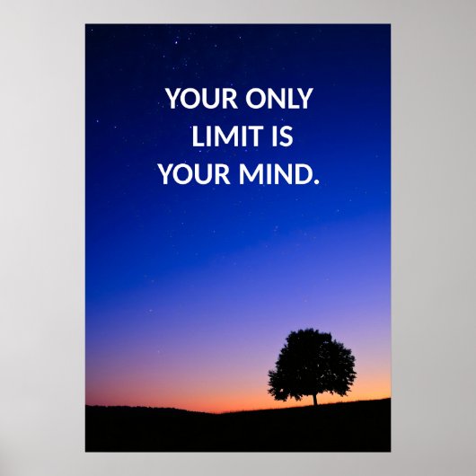 Poster voor positieve bevestiging (Voorkant)