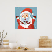 Poster voor pretkerst (Keuken)