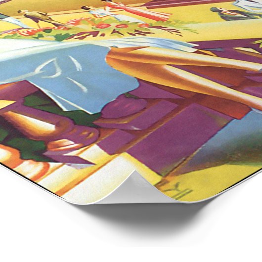 Poster voor prettig reizen (Hoek)