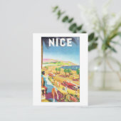 Poster voor prettig reizen briefkaart (Staand voorkant)