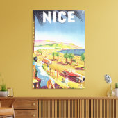 Poster voor prettig reizen canvas afdruk (Insitu (Woonkamer))