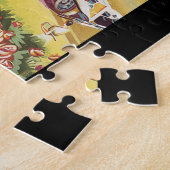 Poster voor prettig reizen legpuzzel (Zijkant)