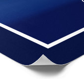 Poster voor prettige kerstfeestdagen (Hoek)